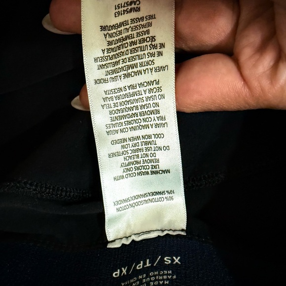 Tommy Hilfiger Black Leggings with Tricolor Waistband - Picture 6 of 6